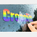 Removable UV Resistant Weatherproof Vehicle Bumper PVC Vinyl Letter Transfer Car Body Window Sticker Decals MegaBDM