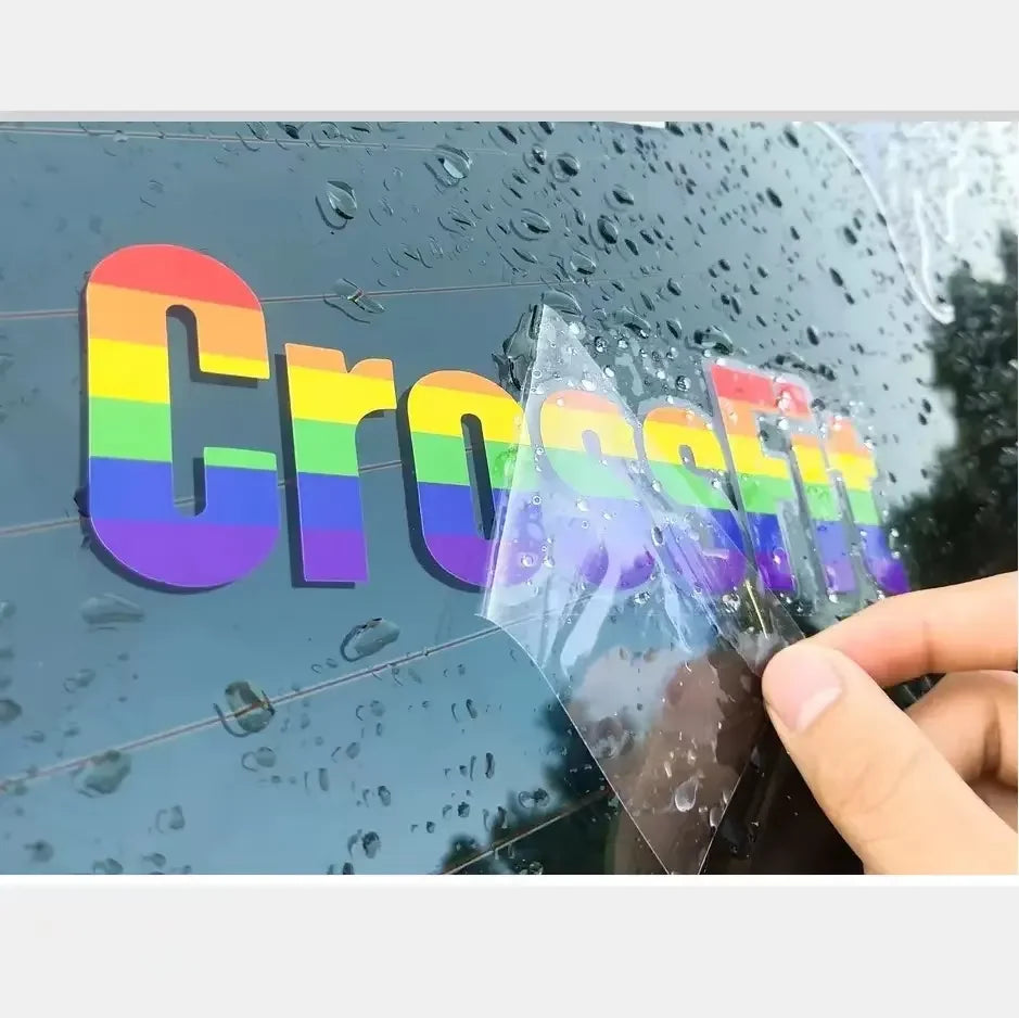 Removable UV Resistant Weatherproof Vehicle Bumper PVC Vinyl Letter Transfer Car Body Window Sticker Decals MegaBDM