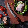 67layers Damascus Vg10 Japanese Ham Knife Deboning Fillet Knives Hand Forged Japanese Knife with Wooden Handle