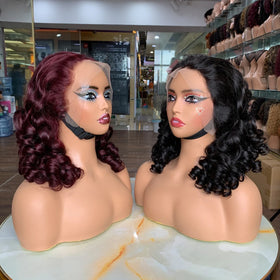 Beautiful Good Wig Vendors WholesaleSdd 13X4 Frontal Lace Color #N Spring Curl China WigsRaw Hair Lace Front Wigs