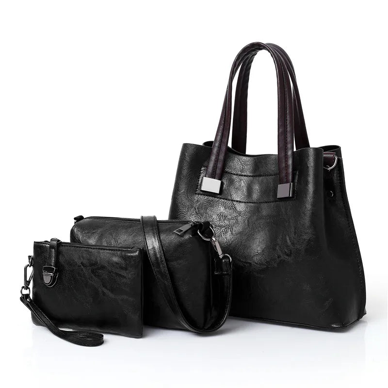 2022 New Arrive Wholesale Women Shoulder Bags Fashion 3 in 1 Bags Set Tote Bags Designer Ladies Handbag