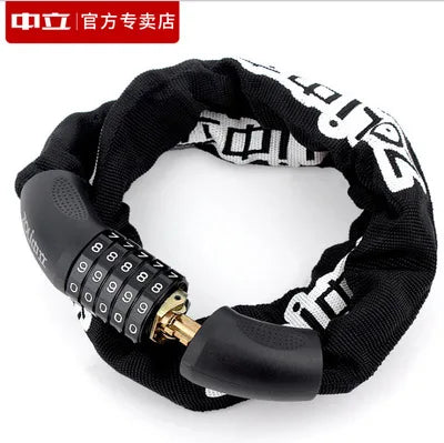 Hot New Product Safety 5 Digits Steel Bicycle Combination Number Chain Lock Steel Combination Number Chain Lock
