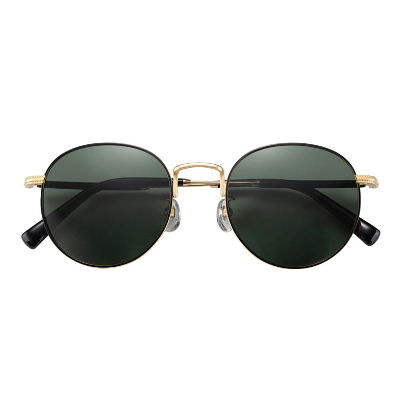 Vintage Custom Metal Frame Unisex Polarized Comfortable Fashion Sunglasses