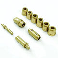 Custom Black Galvanized Phillips Screws with Stainless Steel Nuts CNC Machined Wire EDM Wire for Precision Pan Head Design