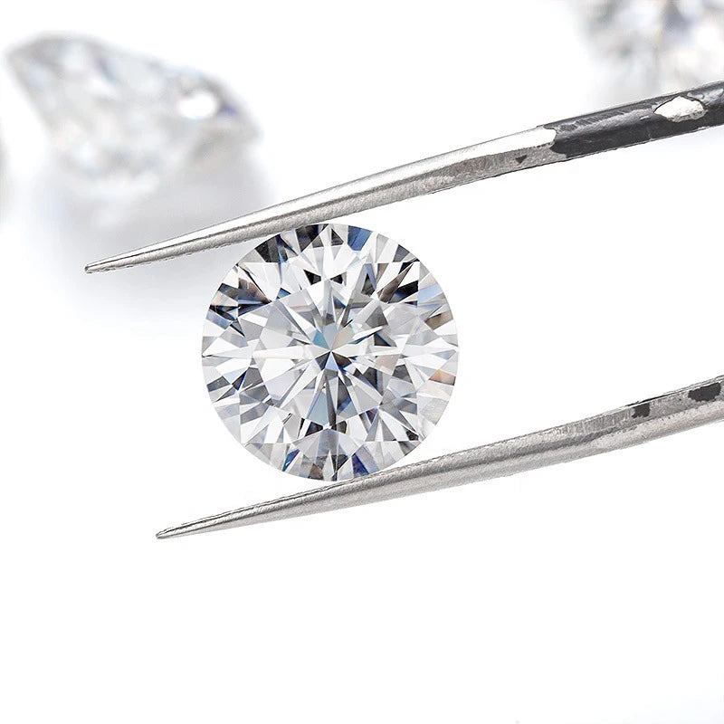 IGI Certified Synthetic Polished Round Custom Lab Made Diamonds Wedding Ring CVD HPHT Cultivated Loose Lab Grown Diamonds