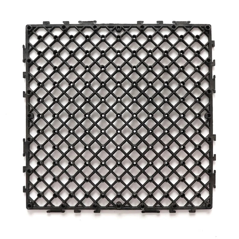 Interlocking Snap-in Easy Lock Recycled Plastic Grid Underlay Click Flooring Base for Composite Wood Plastic Wpc Deck Tiles