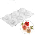 6 Rose Flowers Silicone Mold Fondant Cake Decorating Tools Wedding Cupcake Moulds Sugarcraft Candy Clay Chocolate Moulds