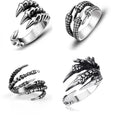 Wholesale Pop Personalized Animal Claw Ring Adjustable Ring for Boys