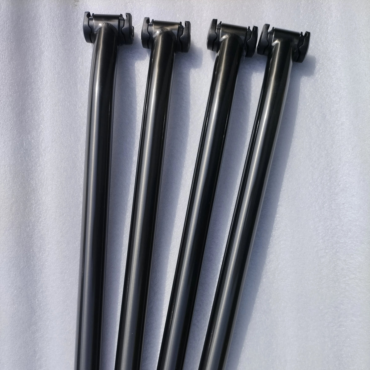 Long GR9 Titanium 3AL 2.5V Black Seatpost 27.2 X 500mm