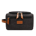Customized Vintage Men's Canvas Dopp Kit for Bag with Zipper Closure Bulk Travel Size