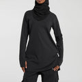 Aola Custom Color Muslim Women's 2024 New Fitness & Yoga Wear Quick-dry Fabric Modest Sports Shirts & Tops UPF30 Loose Fit