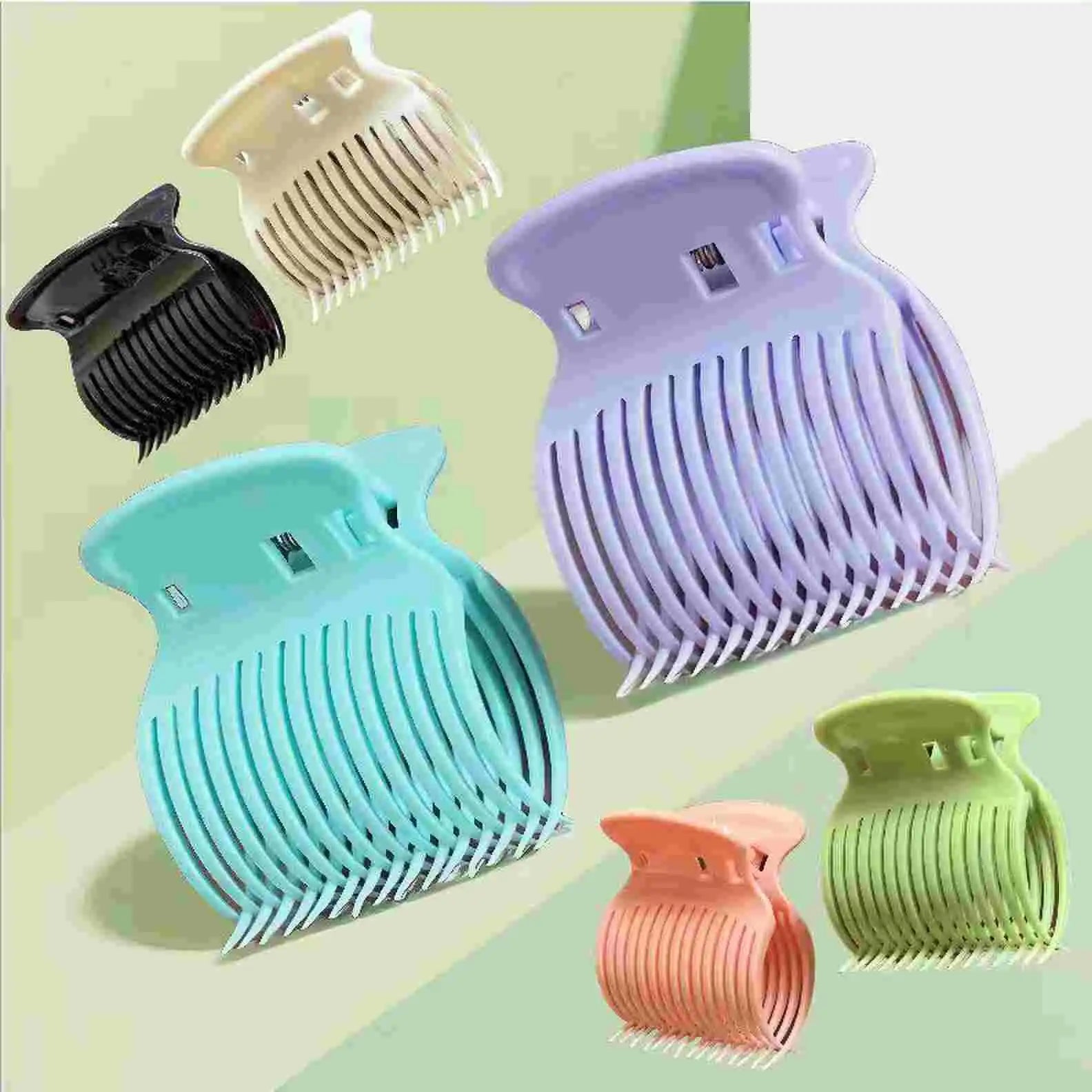 1pc Hair Hot Roller Salon Dye Perm Curly Hair Coloring Heat Insulation Clip Curler Claw Clamps for Women Styling Hairstyle Tools
