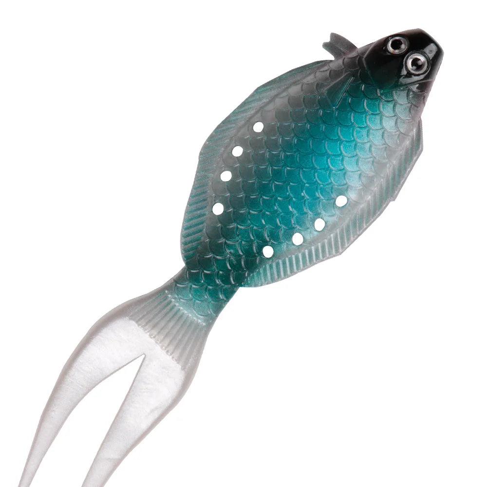 Artificial Fish Bait Fishing Soft Sea Eel Squid Lure Swim Bait Fishing Lures for Sea Fishing
