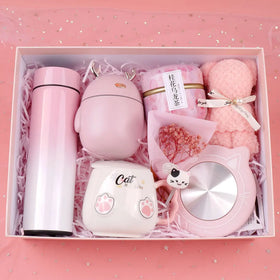 Intelligent Water Cup & Vacuum Flask Gift Set Women's Business Birthday Present Ceramic Tea & Coffee Mug