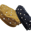 Ready to Ship New Fashion Chic Ladies Girls Cotton Women's Rhinestone Hat Dress Beret Hat Artist Painter Hat
