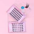 Oem Odm New Style Reusable No Glue Self Adhesive Lashes Clusters Natural Segment Hand Made Individual Eyelashes