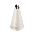#19 8-tooth Flower Icing Piping Nozzles Cream Baking Pastry Cake Tip Decorating Tool Stainless Steel Nozzle Cupcakes Baking Tool
