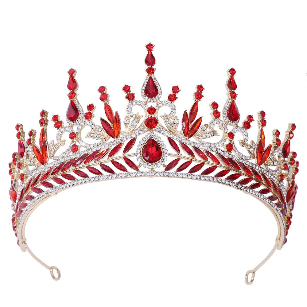 Luxury Rhinestone Crystal Bridal Wedding Crown Tiara New Fashion Pageant Tiara Crowns