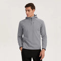 New Men's Outdoor Sports Jacket Lightweight Hooded Windproof Simple Casual Stand Collar Zipper Windbreaker Soft Shell Jacket