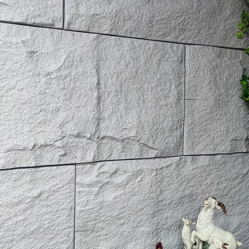 Interior Home Decoration Outdoor Faux Stone  Decoration Materials Pu Stone  Cladding  3d Wall Panel Mushroom Stone