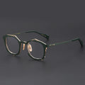 Limited Edition Japanese Designer High-End Pure Titanium Irregular Square Shape Optical Glasses Frame