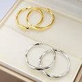 Wholesale Fashion Jewelry 925 Sterling Silver Earring Dainty Earrings Hoop for Women