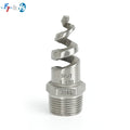 1/4 Male Stainless Steel Spiral Nozzle Strong Jet Pool Blower Radiator Filters Air Nozzle Angle Structure High Flow
