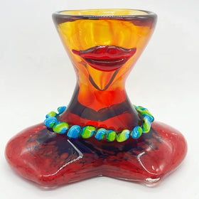 Hand Blown Glass Love Theme Storage Bowl Home Decoration Accessories Modern Luxury Interior