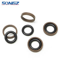Small Size Piston Seal 16*2mm Bronze PTFE NBR Oring Little SPGO