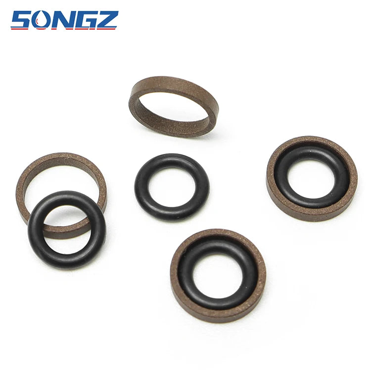 Small Size Piston Seal 16*2mm Bronze PTFE NBR Oring Little SPGO