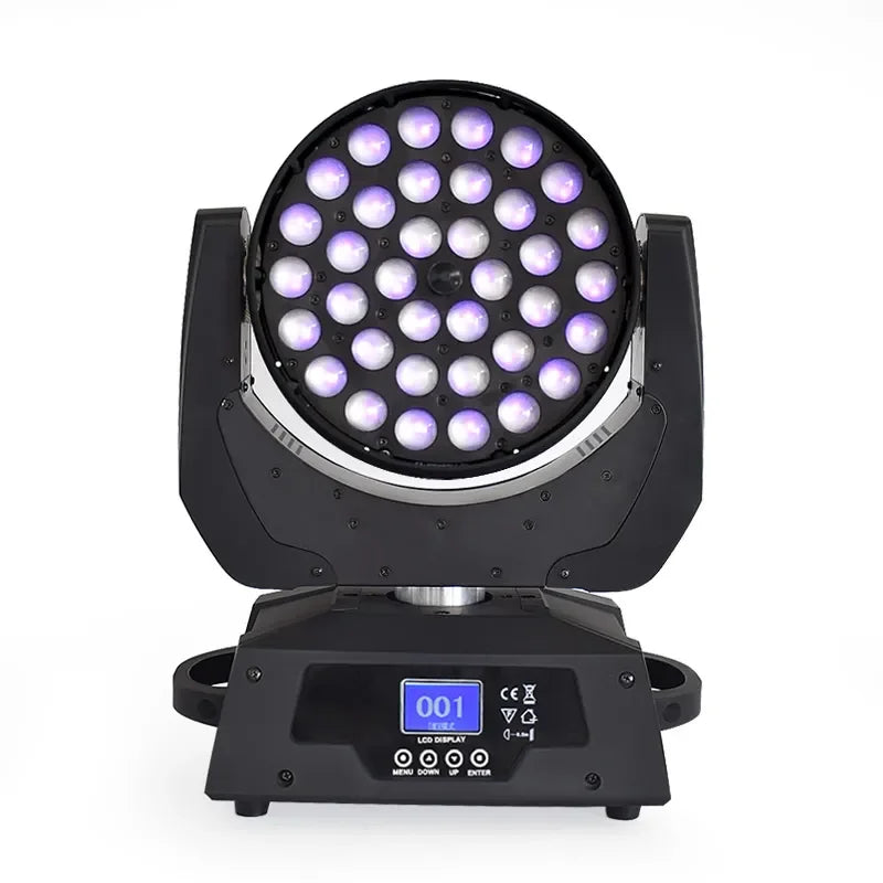 Hot Sale 36X18W Rgbwa 5in1 Zoom Lighting Circle Effect Led Moving Head Light for Stage