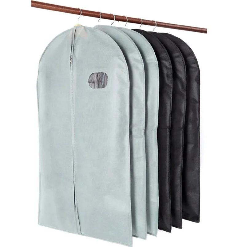 Hot Sale Customized Wholesale Non Woven Suit Garment Bag 600d Oxford Fabric Suit Garment Bag Black Zip Suit Garment Bag