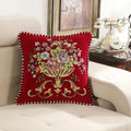 New Arrival Luxury Jacquard Cushion Cover Pillowcase Nordic Style Floral European Chenille for Home Hotel Use Back Ordering