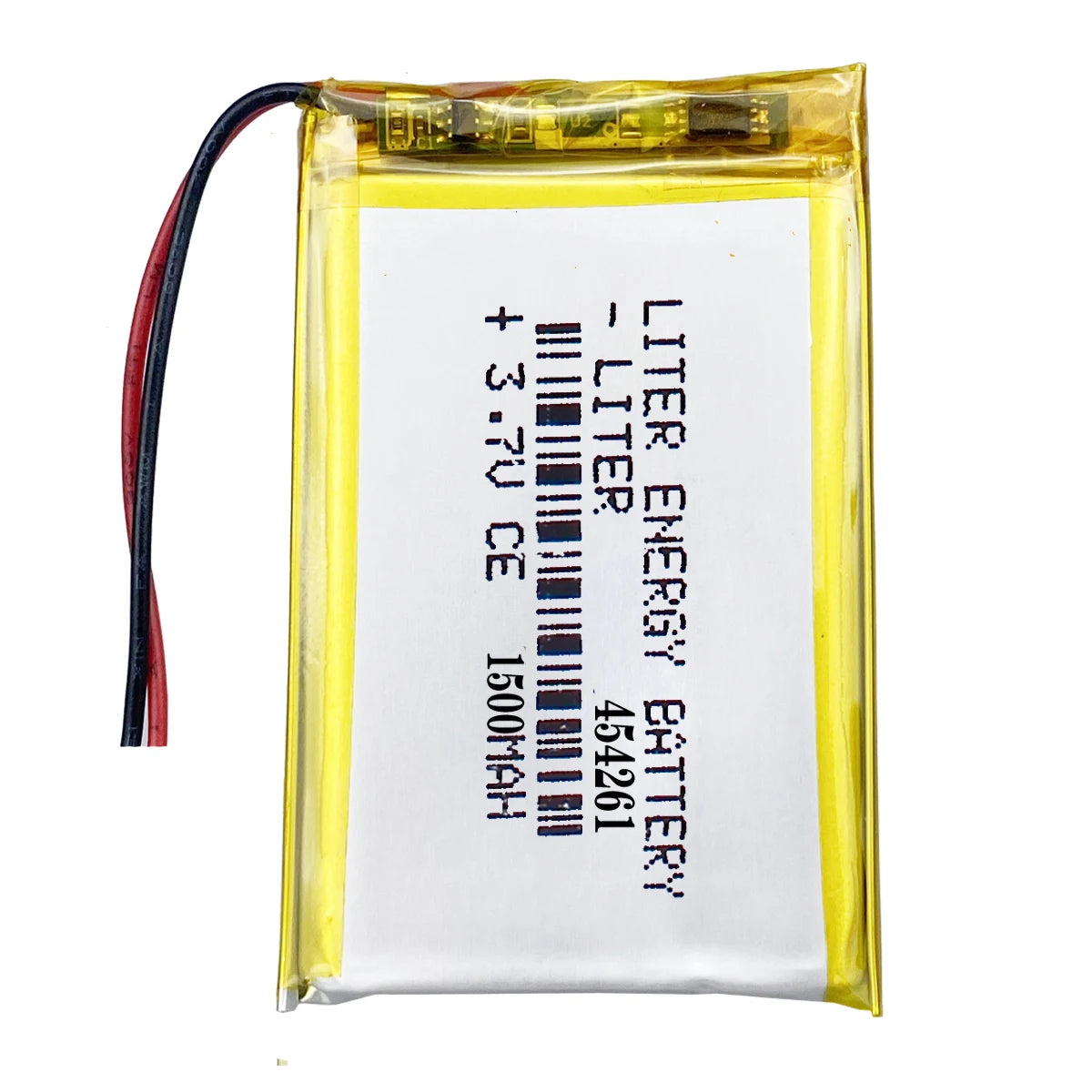 3.7V 1500mAh Lithium Polymer Rechargeable Battery 454261 for GPS Navigator Electronic Part Camera Speaker