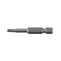 NO.74050 Simei S2 Steel 1/4" Hex Shank Magnetic Screwdriver Bit OEM Customizable 50mm Length 1.6-12mm 60HRC 6kgs Torque DIY
