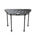 KingGear Outdoor Portable Aluminium Alloy Folding Table M-shaped Splicing Picnic Barbecue Camping Table