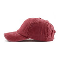 Wholesale Hot Sell Plain Faded Washed Cotton Baseball Hats Ponytail Hole Design Sun Hat Summer Outdoor Sports Daily Baseball Hat