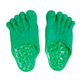 2023 Funny Whimsy Simulation Feet Shoes Barefoot Big Toe Spoof Hulk Five Fingers Slipper Shoes