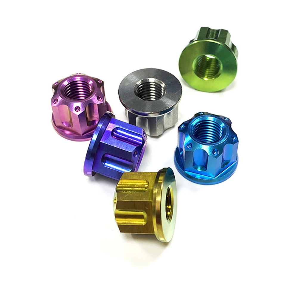 M8 Torx Titanium Stud Bolt With Flanged Countersunk Flat Head 2-56 1/4-20 M10/115Mm M3 Twin Driver Red Anodized Titanium Bolts