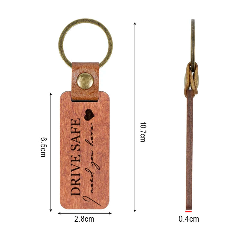 100% Natural Wood Keychain Logo Accessories Wooden Blank Accepted Handicraft Top Selling Product Wood Keyring