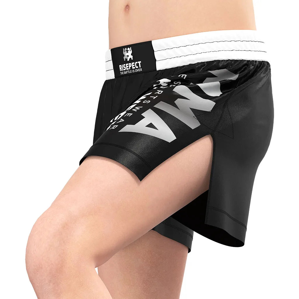 Custom Logo Odm Sublimated Men Boxer Apparel Boxing Gym BJJ Shorts Nogi Forked Fighting Short Jiujitsu Shorts Split Mma