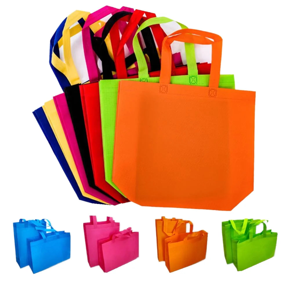 Wholesale Cheap Eco-Friendly Non Woven Tote Bags Rope Letter Pattern Offset Printing Custom Design Branding Giveaways Daily Use