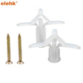 Elehk Butterfly Wall Plugs Plastic Toggle Anchor Gypsum Board Toggle Anchor Butterfly Anchor