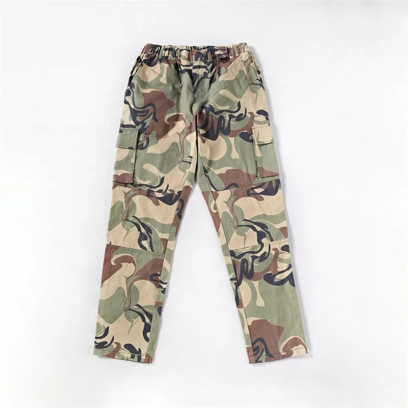 Camo Cargo Pants Sweatpants Trousers Custom Camouflage Sweat Pants for Men