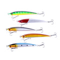 8.5cm/6g Deep Dive Hard Minnow Bass Lure Plastic Artificial Plastic Minnow Wobbler for Perch Fishing