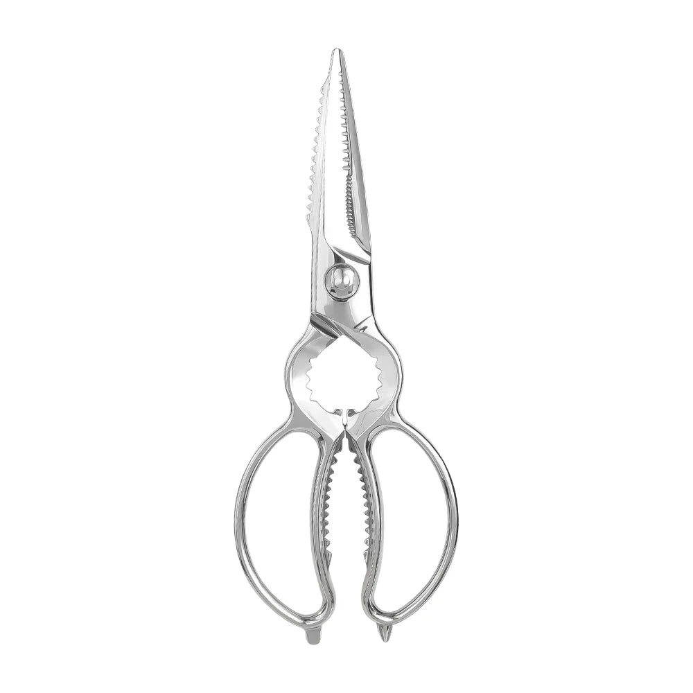 Heavy Duty Ultra-Sharp Micro Serrated Stainless Steel Kitchen Scissors for Poultry Cooking JarsOpening for Home Kitchen Use