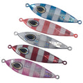 Luminous Slow Pitch Jigging Lure Drop-shaped Long Distance Fishing Jig Lure Artificial Hard Body Jigging Lure