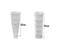 Landscape Wood Texture Stump Decorative Wood Pillar Mould Concrete Plastic Mold