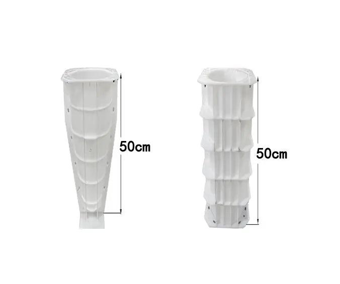 Landscape Wood Texture Stump Decorative Wood Pillar Mould Concrete Plastic Mold