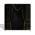Custom Fabric Curtain Theme square Backdrop Stand for Photography